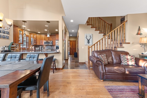 Open concept with plenty of room for the family to spend quality time together