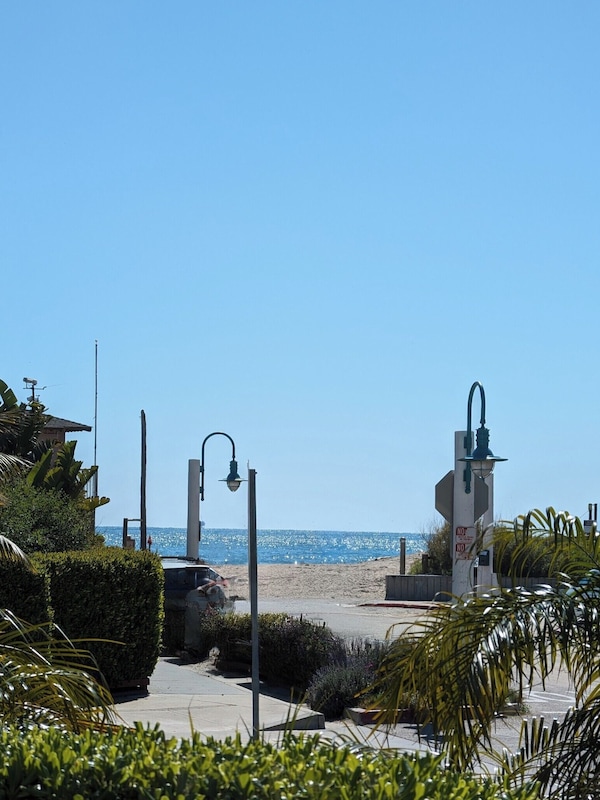 The View of beach from patio