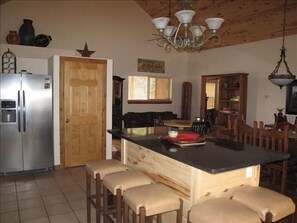 Kitchen with island