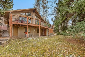 View of the back deck