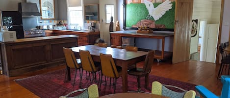 The Dining Room, and Kitchen, seating 16
