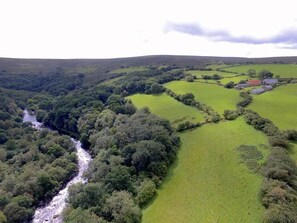 The River Dart and the farm