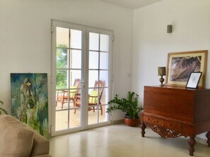 The entrance 
