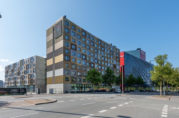 Overnatningsstedets facade
