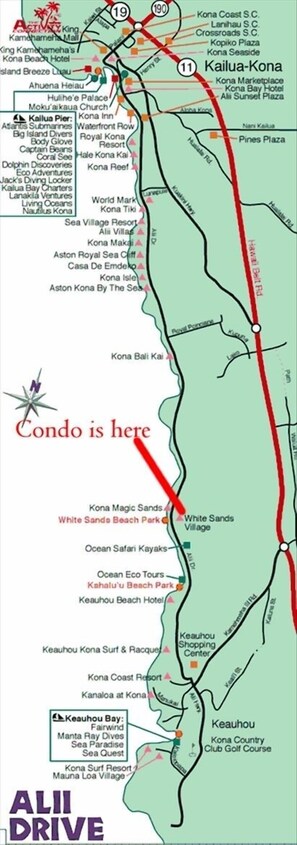 Beach located at the condo just steps away! No driving needed