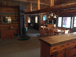 Looking to dining room from kitchen 