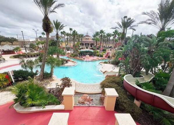 View of water complex and clubhouse
