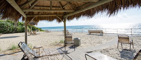 Private beach for use by resort guests, located 125 yards from Villa Y
