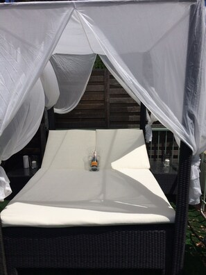 Bain de soleil, terrasse de toi