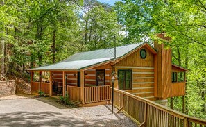 Real log cabin