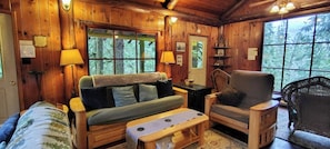 Great seating relaxing areas.