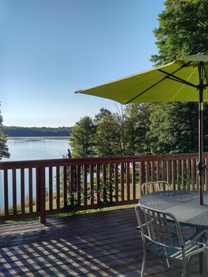 View from deck at house