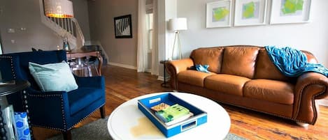 Open Living and Dining areas.