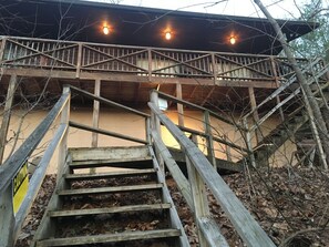 Top of stairway from dock/lake- (be aware there are alot of stairs to the dock)