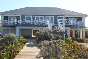 View of the house from the sea