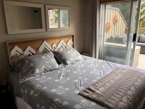 Master bedroom. King bed. 