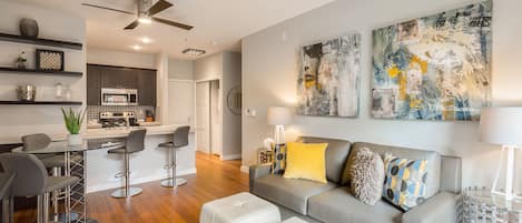 View of Living area.