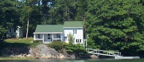 Blue Heron Cottage view from the water