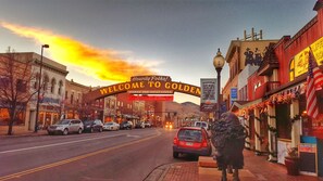 Downtown Golden is only a few block walk away.