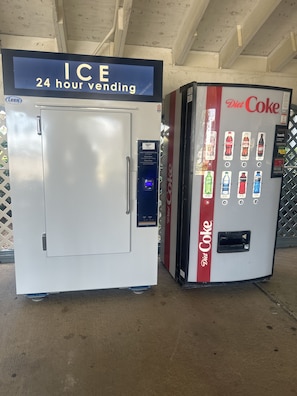 Ice and Soda vending under “A”  bldg.