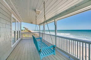 upstairs deck (swing removed)