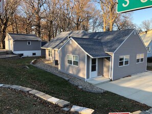 House and garage
