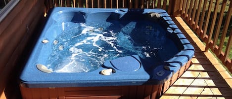 Hot Tub off back deck 