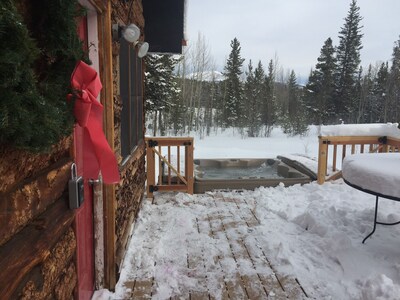 Amazing log cabin, Views, Hot Tub, Fireplace, Decks, private!