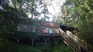 Relax on the back deck