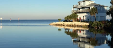 Looking out into the Gulf