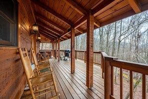 Relax on the large deck after a busy day!