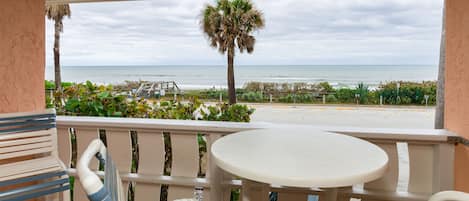 Oceanfront balcony