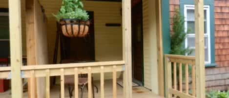 front porch and entry