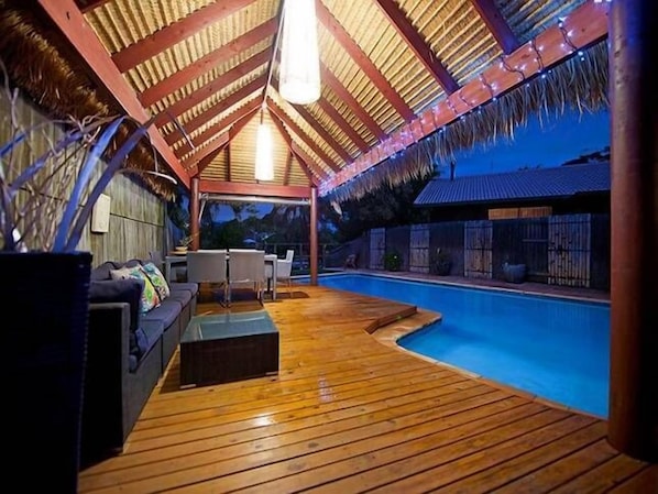 Bali Hut by the pool