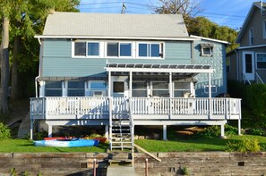 The Chalet as seen from the dock.