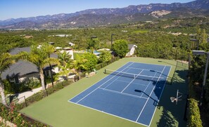Have some free time fun during the day or under the lights on the tennis court