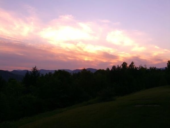 Sunset from deck