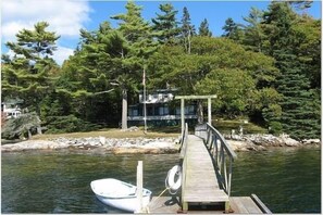 View of cottage from dock