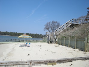 Step down from the Aloha deck to the beach and create your own tropical paradise
