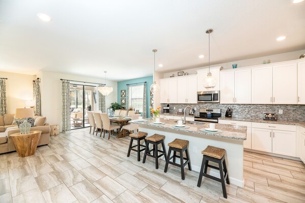 Massive open floor plan
