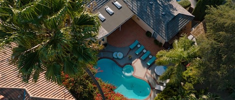 Pool view from the sky