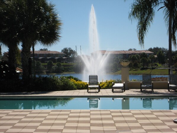 Incredibly beautiful Club House pools!
