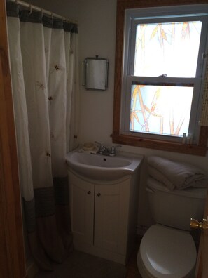 bathroom with shower