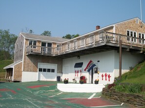 Lobster pound under the house.