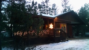 A Snowy Night at the Cabin