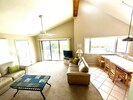 Open floor plan for family gatherings