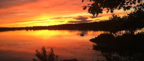 Ahhh...beautiful.  Sunset view from the property