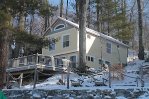 Cottage in Winter... cold outside, toasty warm inside