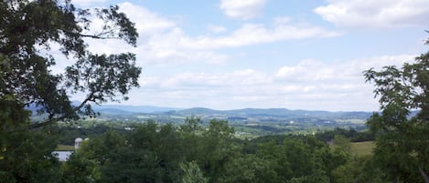 Overlooking Lexington and the Allegheny Mountains, in summer.
