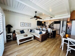 1st Floor Living area + kitchen